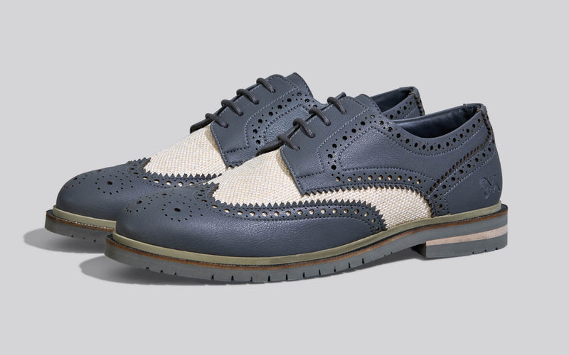 Jute Dress Oxfords in Grey for Formal Wear