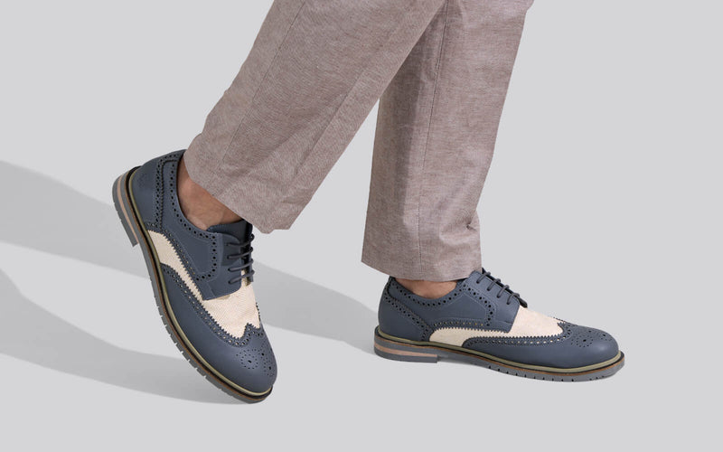 Jute Dress Oxfords in Grey for Formal Wear
