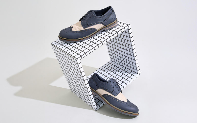 Jute Dress Oxfords in Grey for Formal Wear