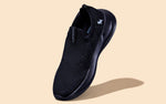 Knit Trainers For Men Slip On in Black for Sports Wear