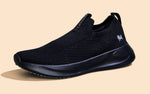 Knit Trainers For Men Slip On in Black for Sports Wear