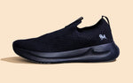 Knit Trainers For Men Slip On in Black for Sports Wear
