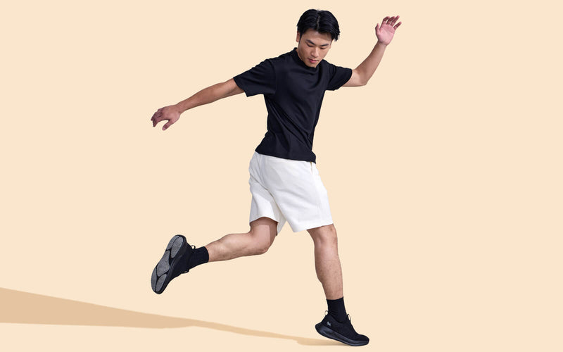 Knit Trainers For Men Slip On in Black for Sports Wear