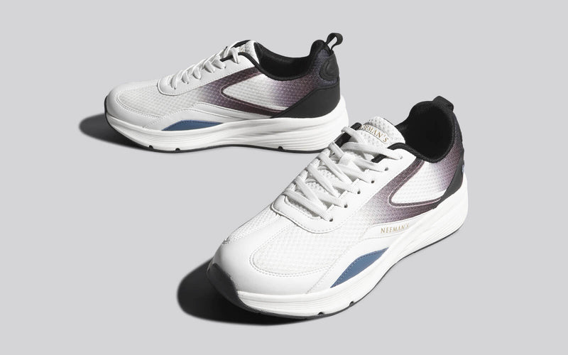 White lightweight trainers discount
