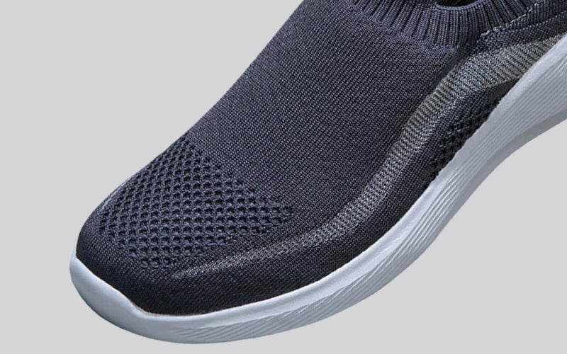 Grey nike slip ons hot sale