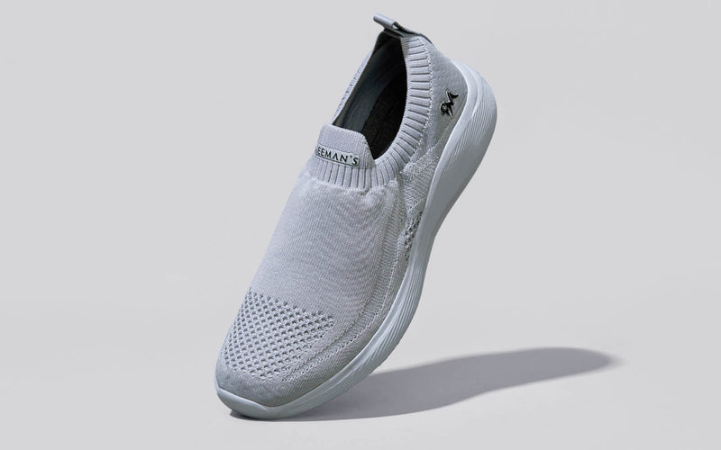 Everyday Basic Slip Ons Light Grey