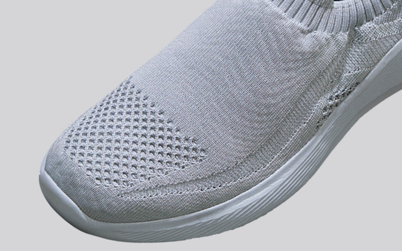Grey nike slip ons outlet