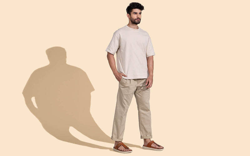 Purewhoosh Breeze Sandals in Tan for Daily Use