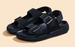PureWhoosh Duo Glides Sandals in Black for Daily Use
