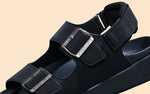 PureWhoosh Duo Glides Sandals in Black for Daily Use