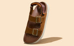 PureWhoosh Duo Glides Sandals in Tan for Daily Use