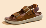 PureWhoosh Duo Glides Sandals in Tan for Daily Use