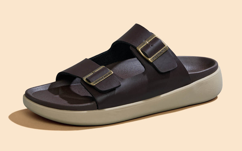 Purewhoosh Flow Sandals in Brown for Daily Use