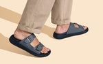 Purewhoosh Flow Sandals in Grey for Daily Use