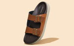 Purewhoosh Flow Sandals in Tan for Daily Use
