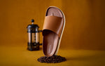 Purewhoosh Slides Sandals in Tan for Daily Use