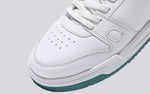 The Rockers Sneakers in White/Green for Casual Wear