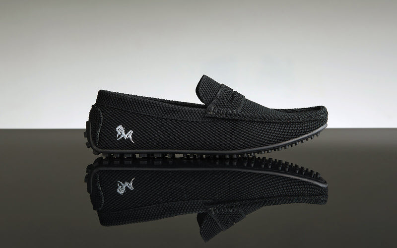 ReLive Knit Loafers in Jet Black for Casual Wear