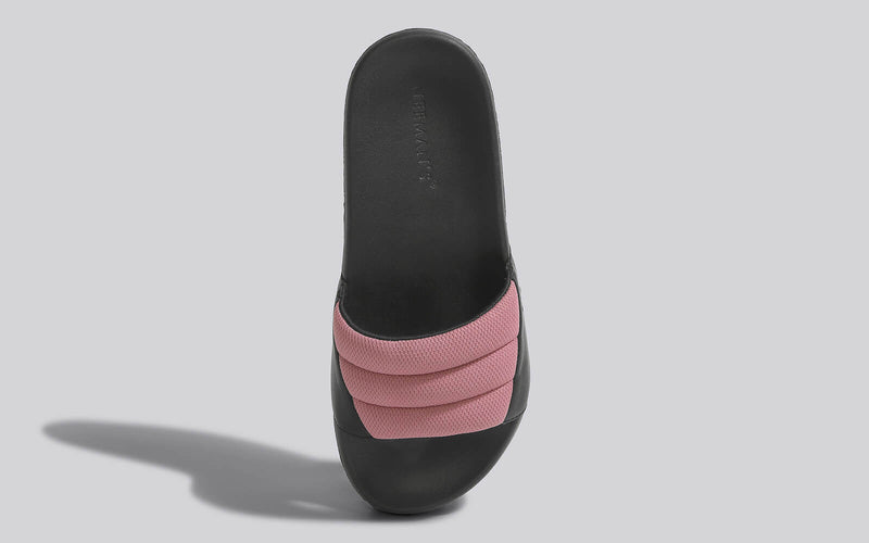 All black pink slides sales