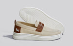 Brunch Loafers in Ivory/Tan for Casual Wear