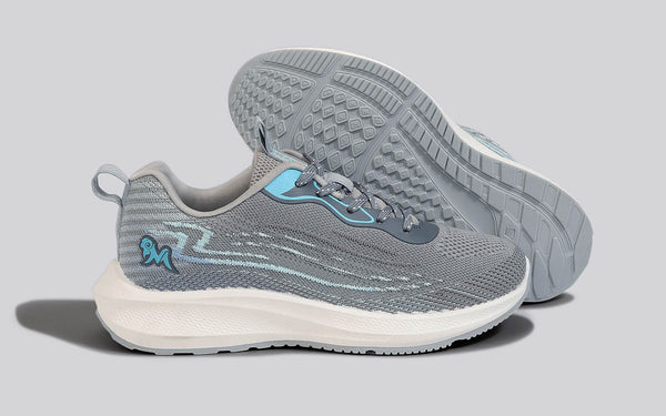 Grey-Aqua Blue