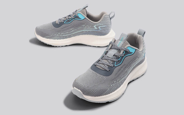 Grey-Aqua Blue