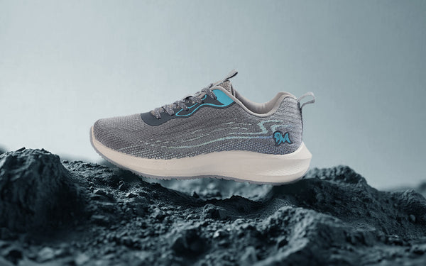 Grey-Aqua Blue