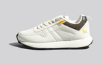 The Eighties Sneakers in Ivory-Brown-Yellow for Retro Style