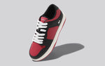 The Hip Hep Sneakers in Black-Red for Casual Wear