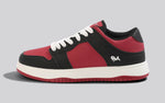 The Hip Hep Sneakers in Black-Red for Casual Wear