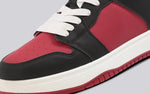 The Hip Hep Sneakers in Black-Red for Casual Wear