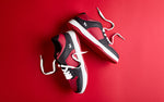 The Hip Hep Sneakers in Black-Red for Casual Wear