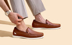 The Luxe Loafers in Tan for Casual Wear