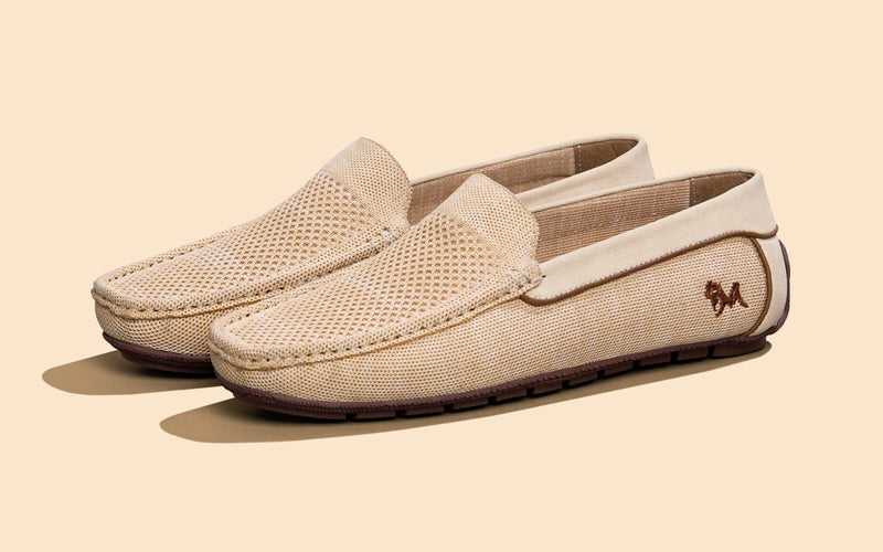 The Weave Loafers in Beige for Casual Wear