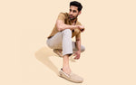 The Weave Loafers in Beige for Casual Wear