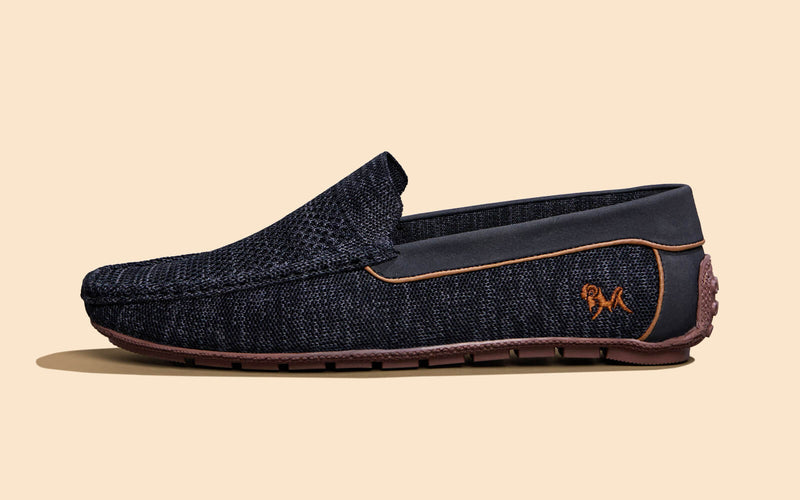The Weave Loafers in Black for Casual Wear