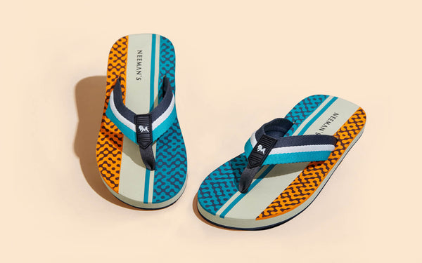 Teal-Ivory-Orange
