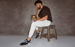 Urban Casuals Sneakers in Fusion Black for Retro Style