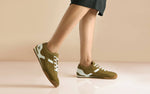 Urban Casuals Sneakers in Hip Moss for Retro Style
