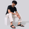 Native Toe Loop Sandals For Men : Black