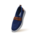 Brunch Loafers : Navy/Tan