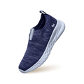 Melange Slip Ons : Navy