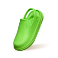 Cushers Clogs For Women : Neon Green