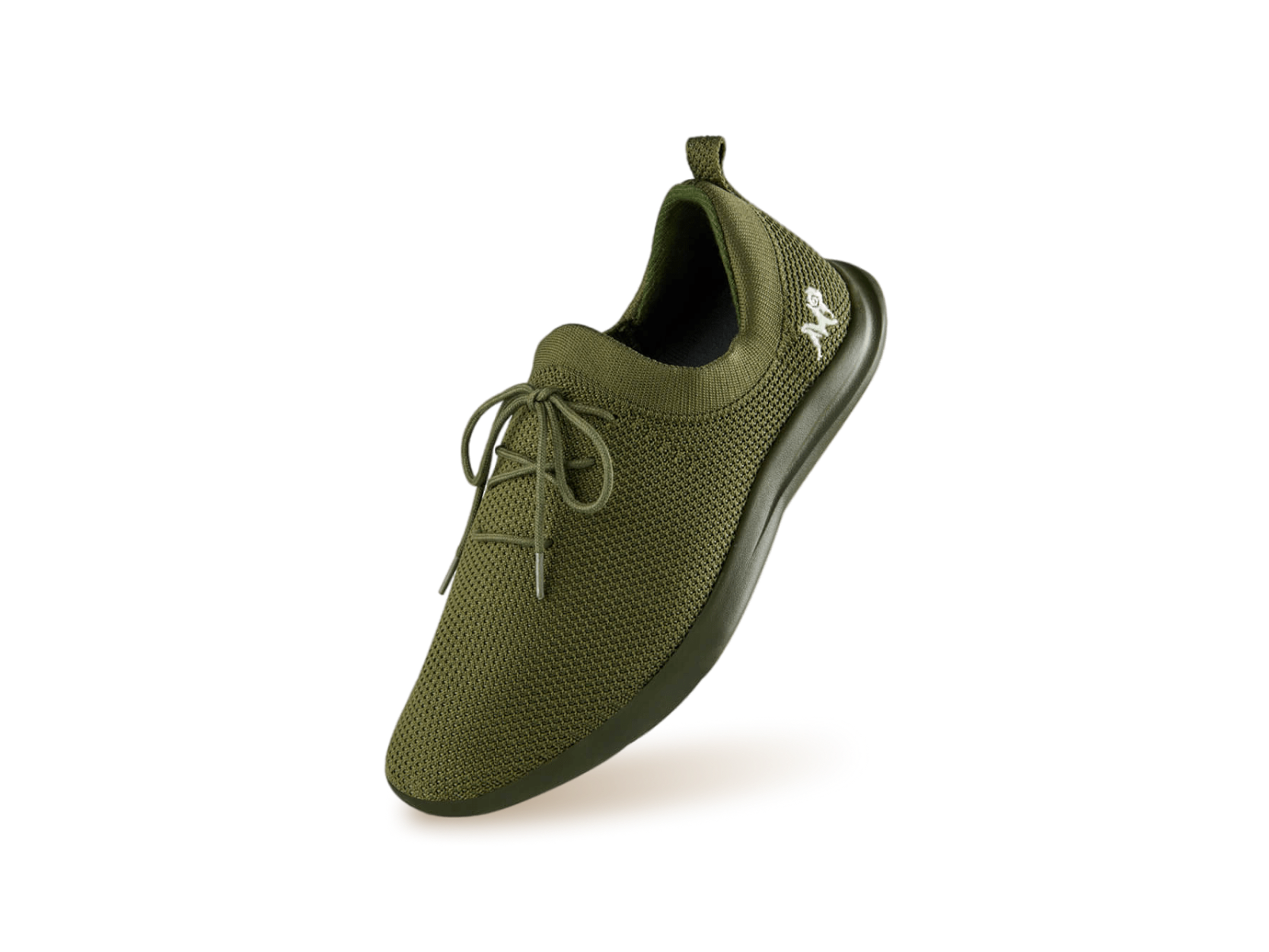 ReLive Knit Sneakers in Olive Green for Signature Style