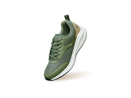 Off-Duty Buddies Sneakers in Olive for Casual Wear