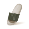 FootBed Slides for Men : Olive Beige