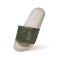 FootBed Slides for Men : Olive Beige