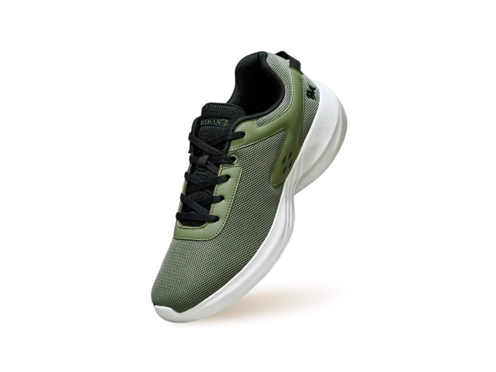 Striking Strides Sneakers in Olive for Chunky Style