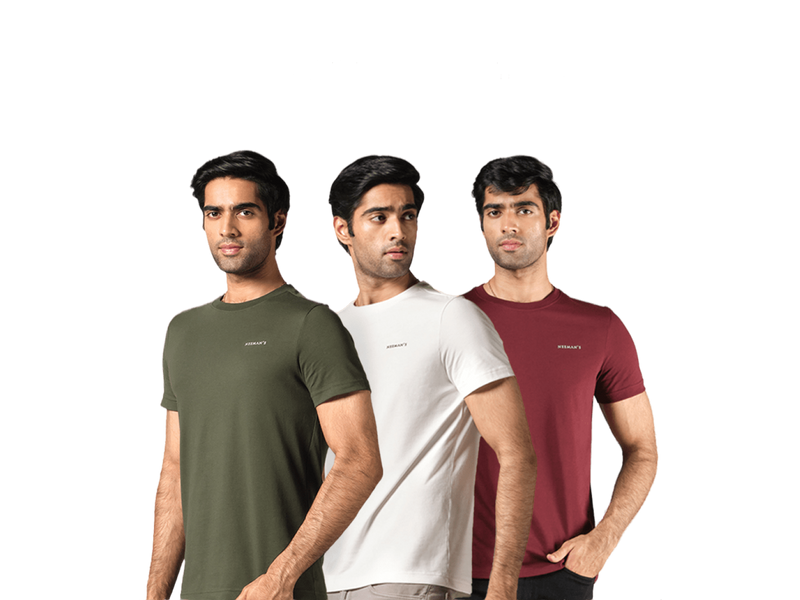 Pack of 3 (Maroon | Ivory | Olive)
