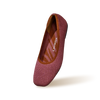 Metallic Square Flats : Pink